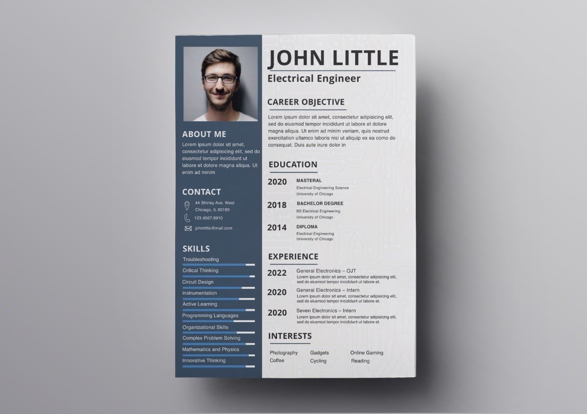 resume templates for pages mac 2018